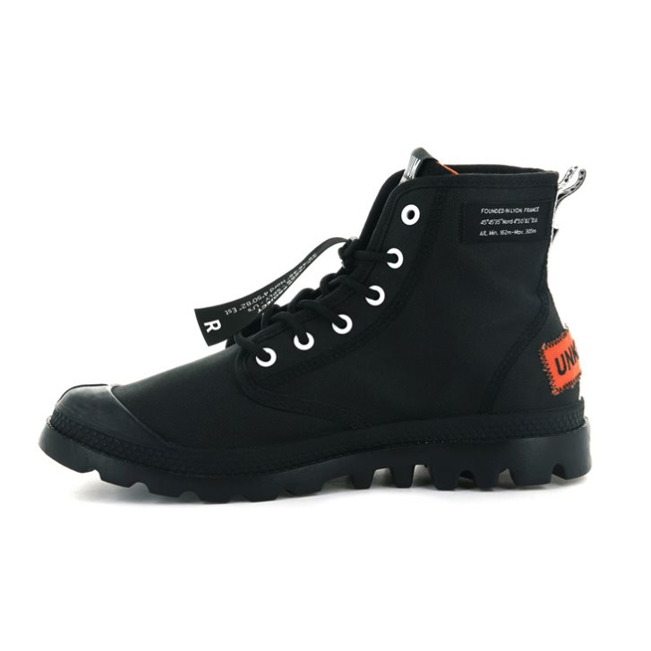 Bottes Palladium Pampa Lite Overlab Femme Noir | FR HGA419J